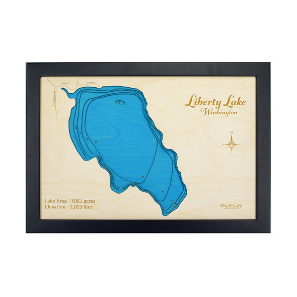 Liberty Lake Map